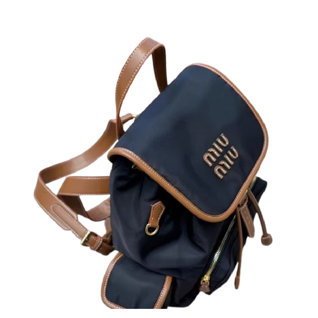 Miu Miu Matelasse Leather Backpack