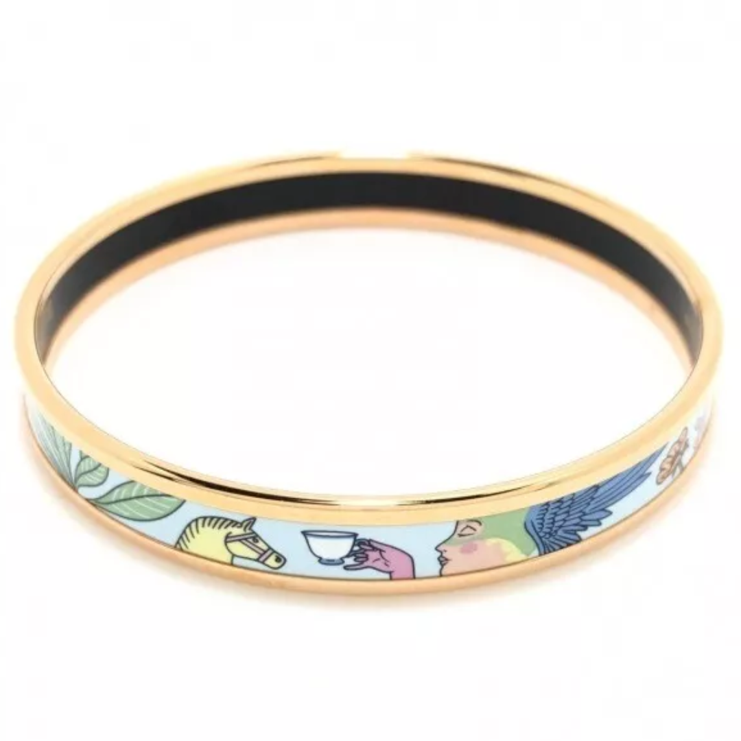 Hermes Elegant Enamel Bangles