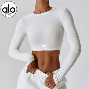 Alo Yoga Ribbed Crop Tank Top