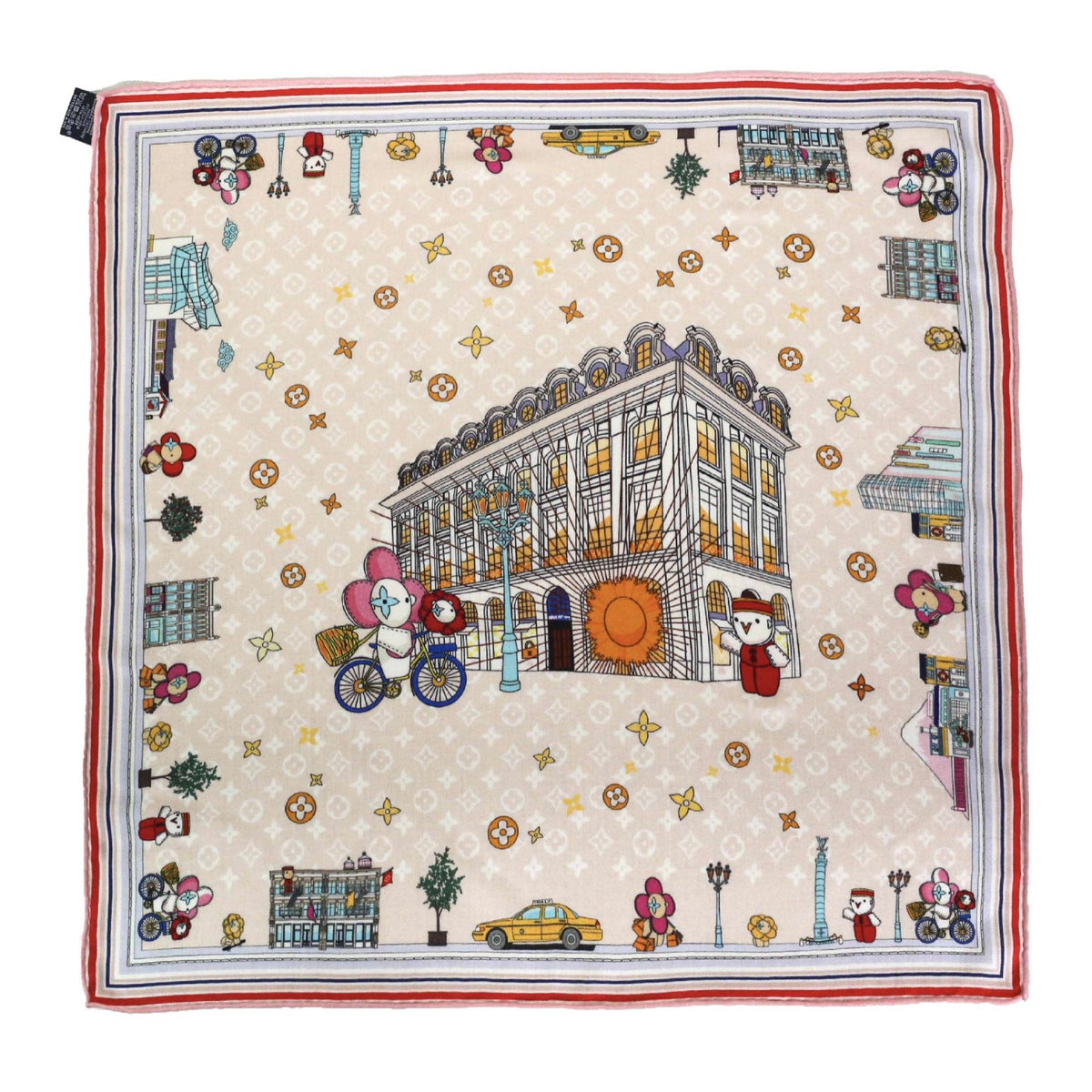 Travel Around Paris Print Scarf