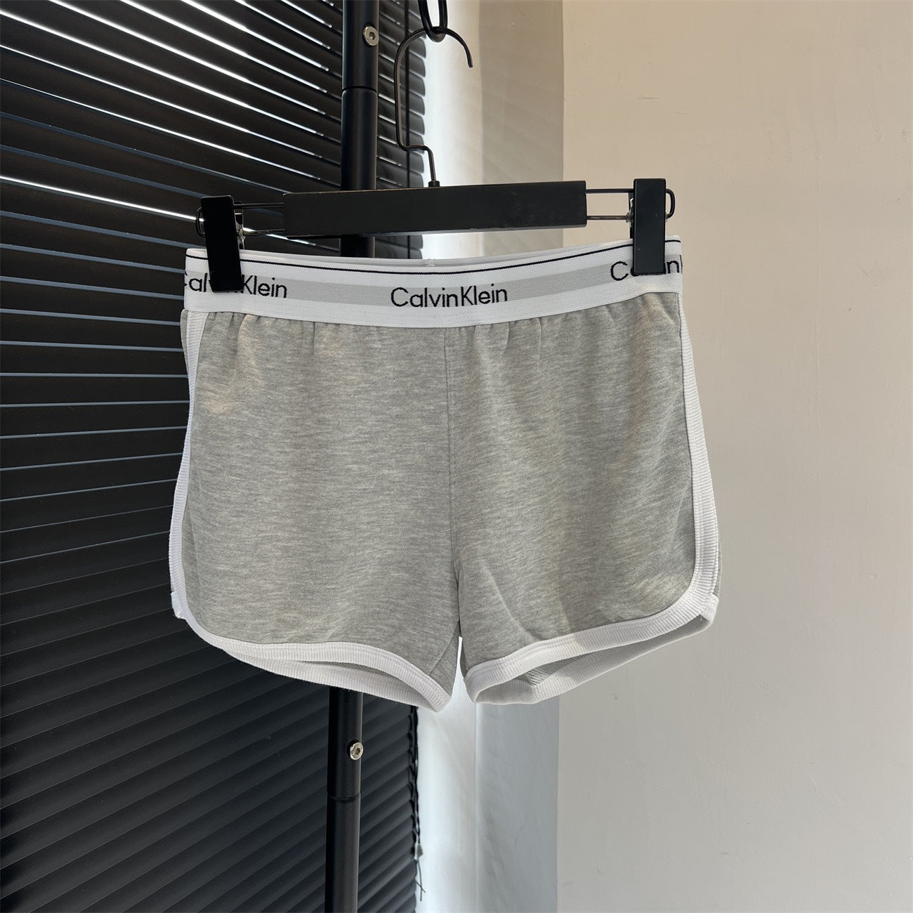 Calvin Klein Ribbed Crop Top and Short Set