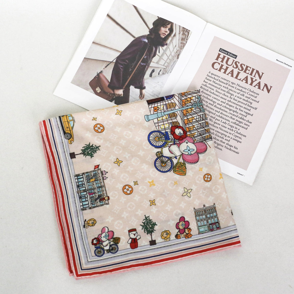 Travel Around Paris Print Scarf