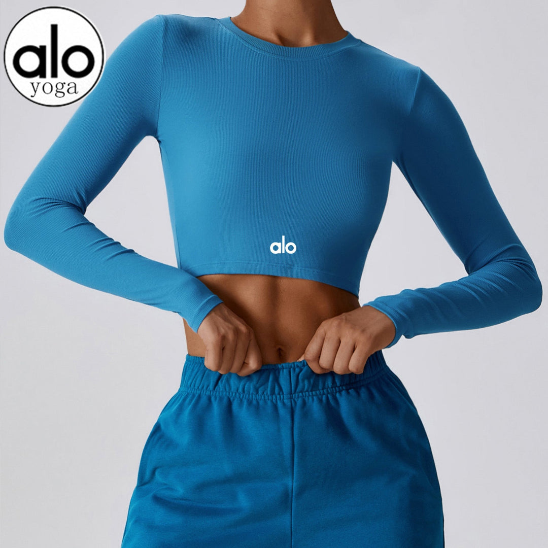 Alo Yoga Ribbed Crop Tank Top