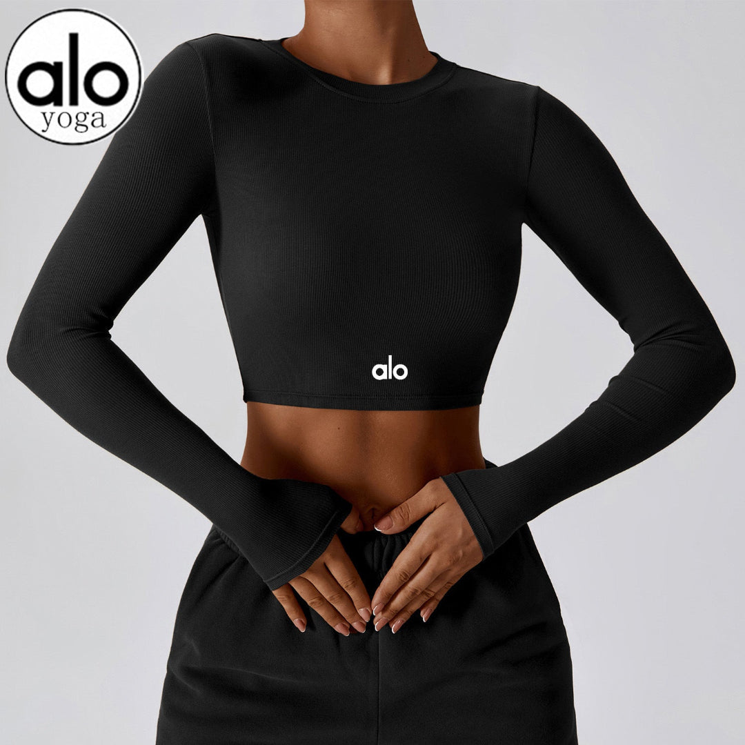 Alo Yoga Ribbed Crop Tank Top