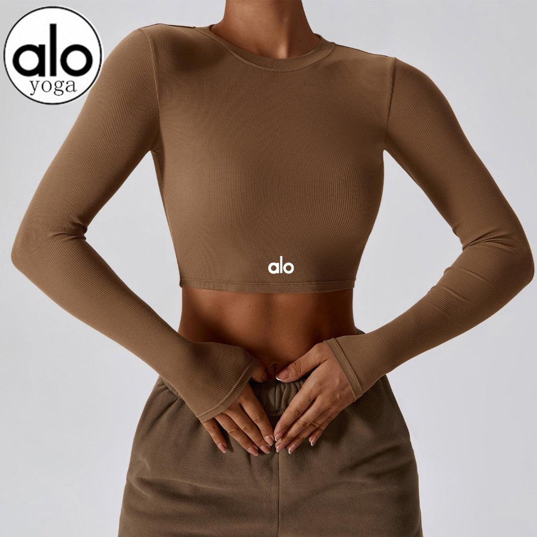 Alo Yoga Ribbed Crop Tank Top