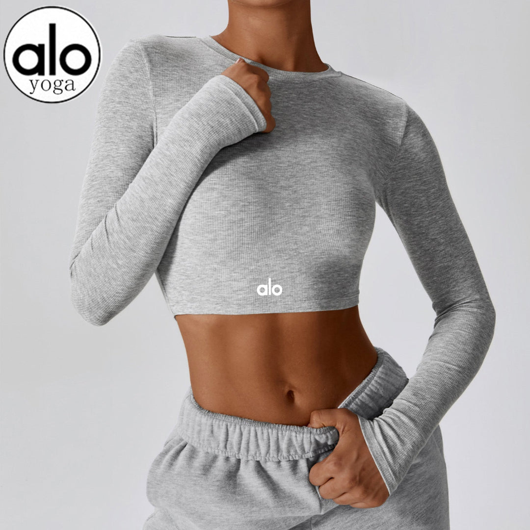 Alo Yoga Ribbed Crop Tank Top