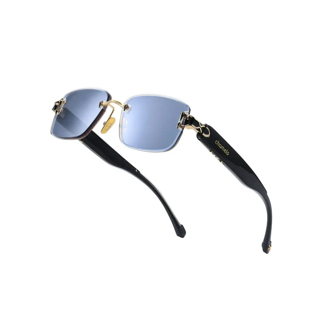 Chamelo Aura Black Calm – 4-in-1 Color Changing Smart Sunglasses