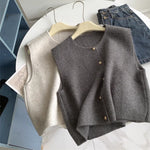 Demair knitted vest