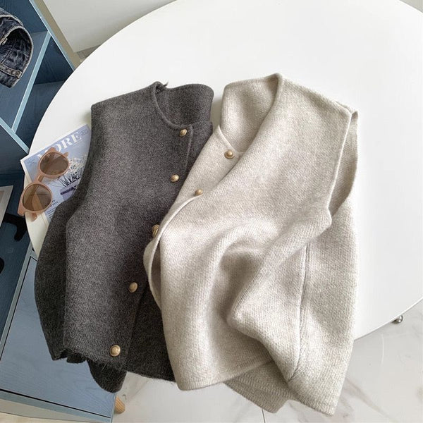 Demair knitted vest