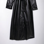 Leather coat