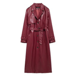 Leather coat