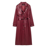 Leather coat