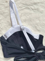 Color Block Underwire Bikini Set