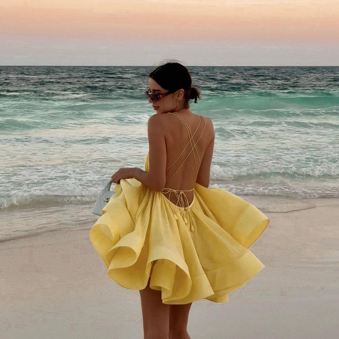 Chiffon Mini Dress