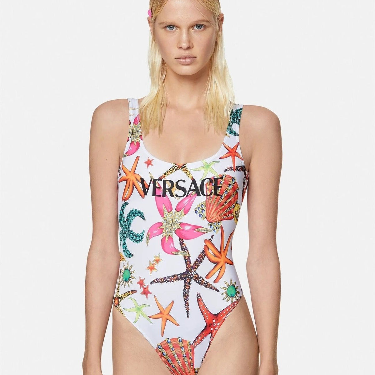 Versace Starfish Print Swimsuit