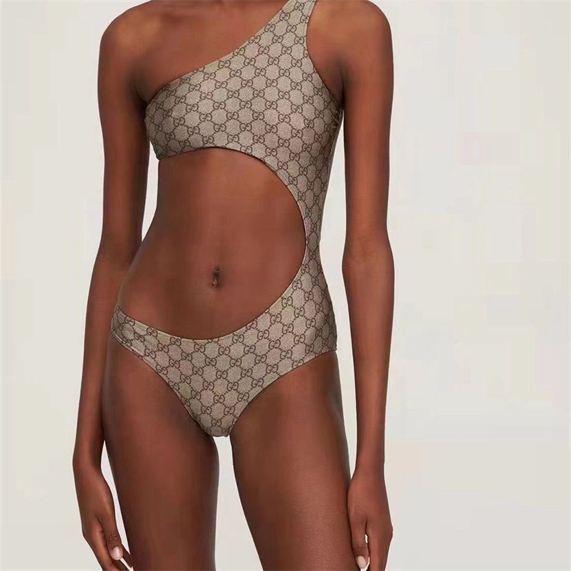 Gucci One-Shoulder swimsuit