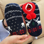 Cozy Winter Knit Socks with Bow