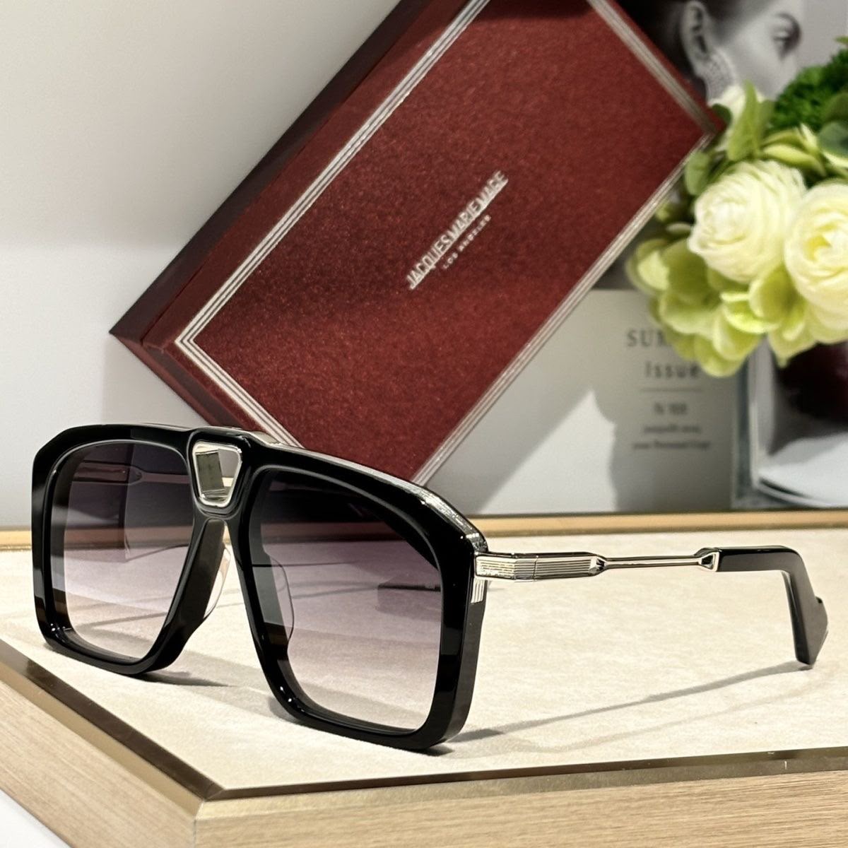 Jacques Marie Mage SAVOY Fashion Sunglasses For Men Women Summer Rectangle