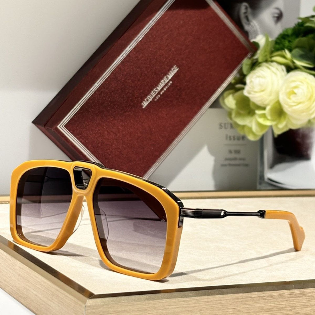 Jacques Marie Mage SAVOY Fashion Sunglasses For Men Women Summer Rectangle