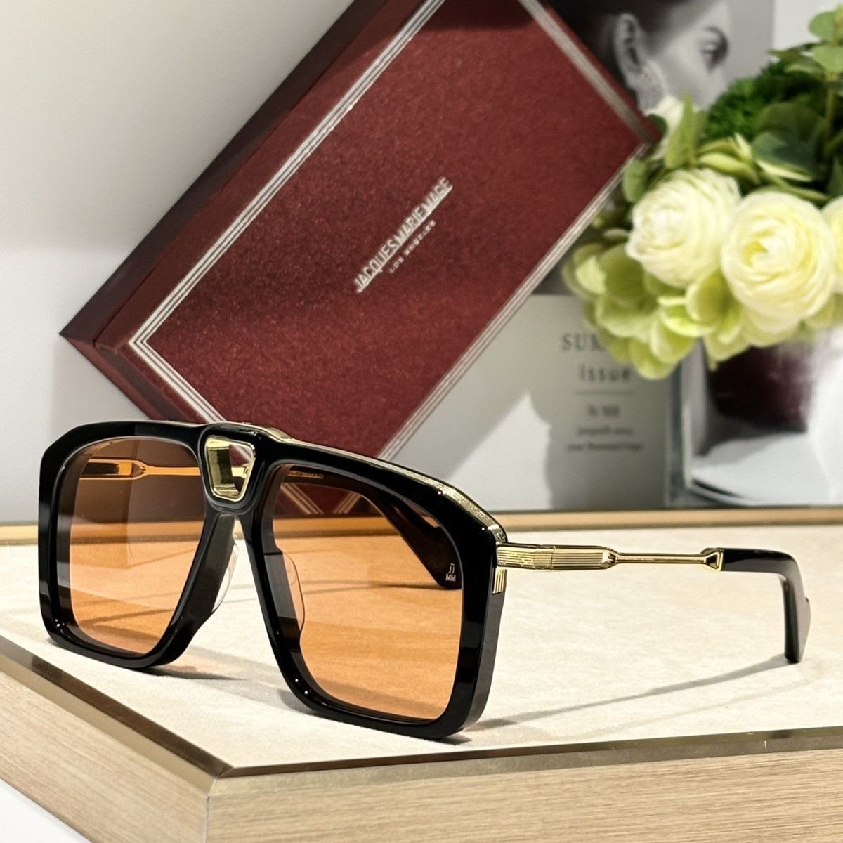 Jacques Marie Mage SAVOY Fashion Sunglasses For Men Women Summer Rectangle