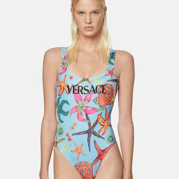 Versace Starfish Print Swimsuit