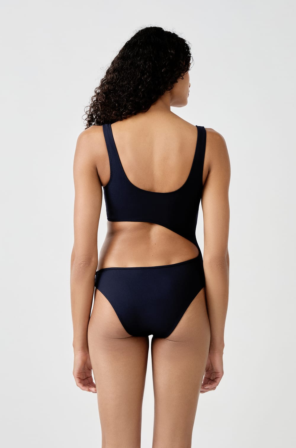 Celine Triomphe Swimsuit in Matte Jersey