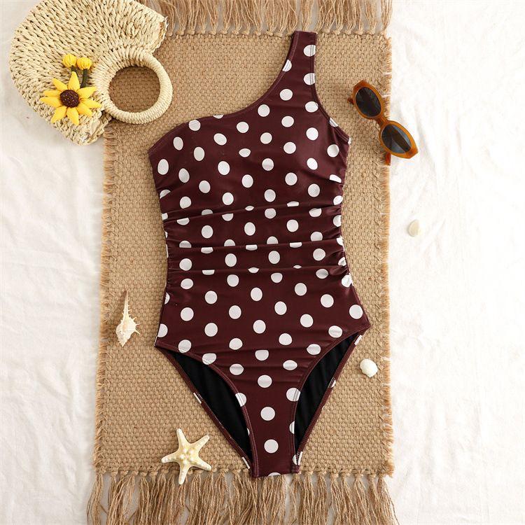 Dotted One-Piece Swimsuit for Women