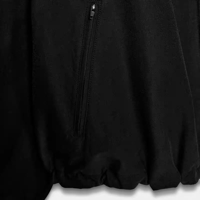 Zara  Technical Fabric Jacket with Shoulder Pads
