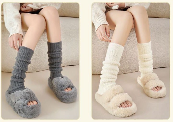 Cosy Fuzzy Leg Warmers