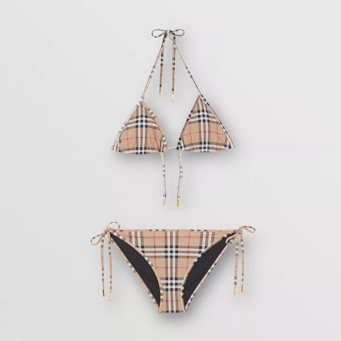 Burberry Cobb Vintage Check Two-Piece Swimsuit