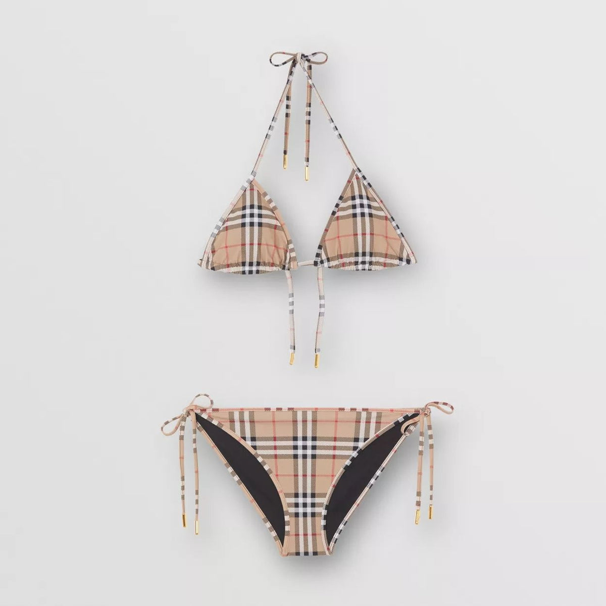 Burberry Cobb Vintage Check Two-Piece Swimsuit