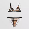 Burberry Loing Check Two-Piece Bikini Set