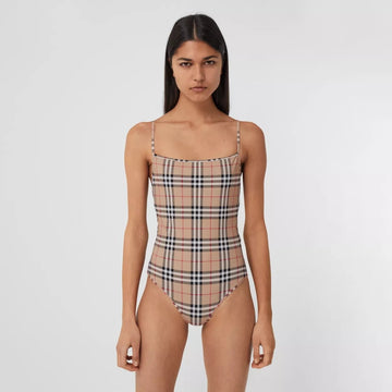 Burberry Cobb Vintage Check One-Piece Swimsuit