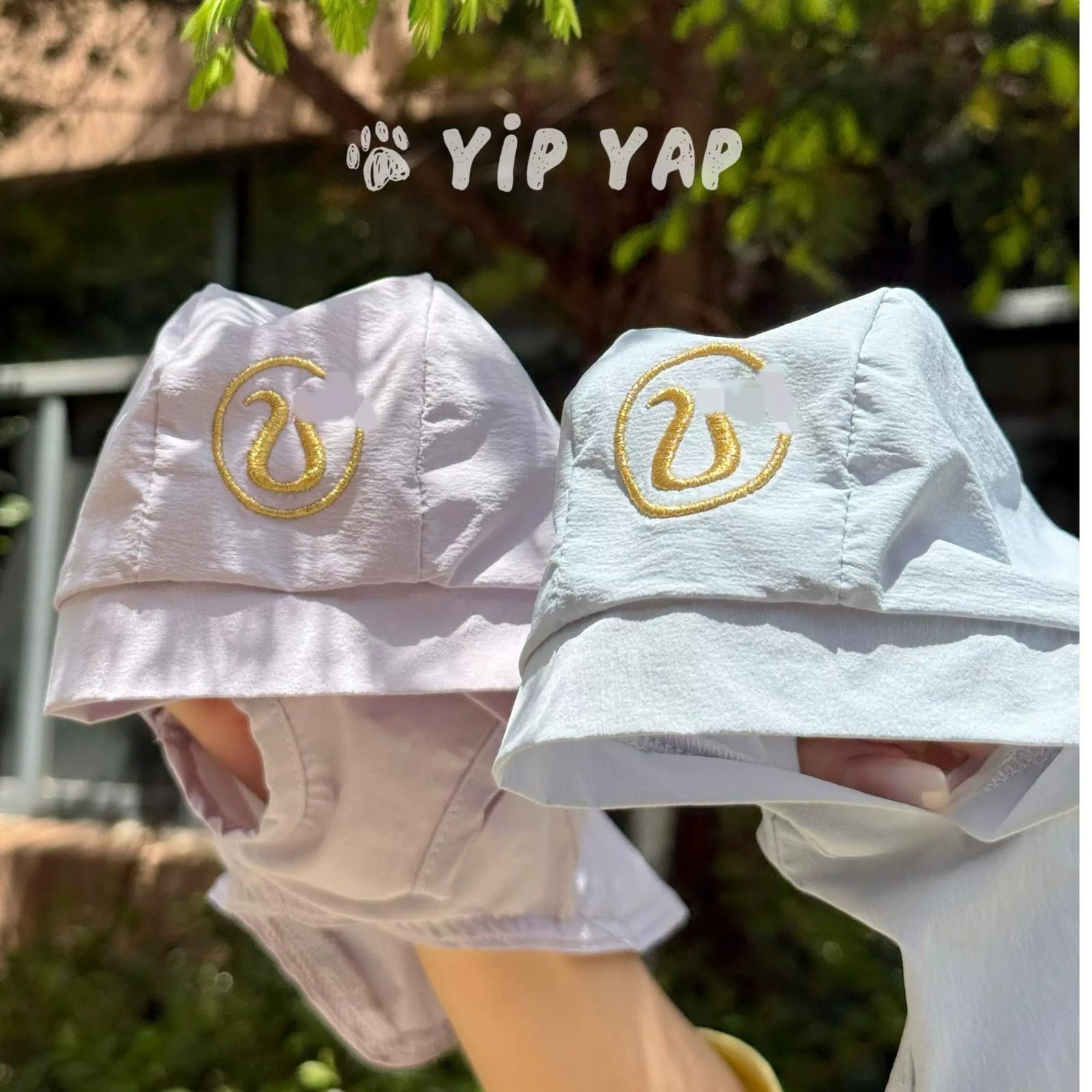 Yip Yap® Minimalist Solid Color Pet Vest & Sun Hat Set