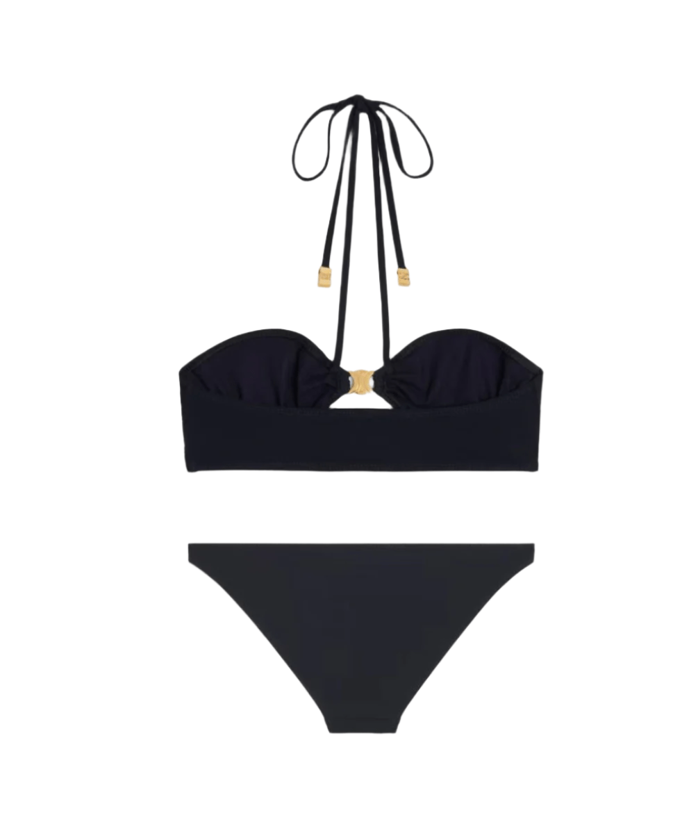 Celine Triomphe Balconette Top In Matte Jersey