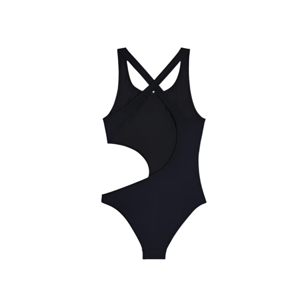 Celine Triomphe Swimsuit In Matte Jersey