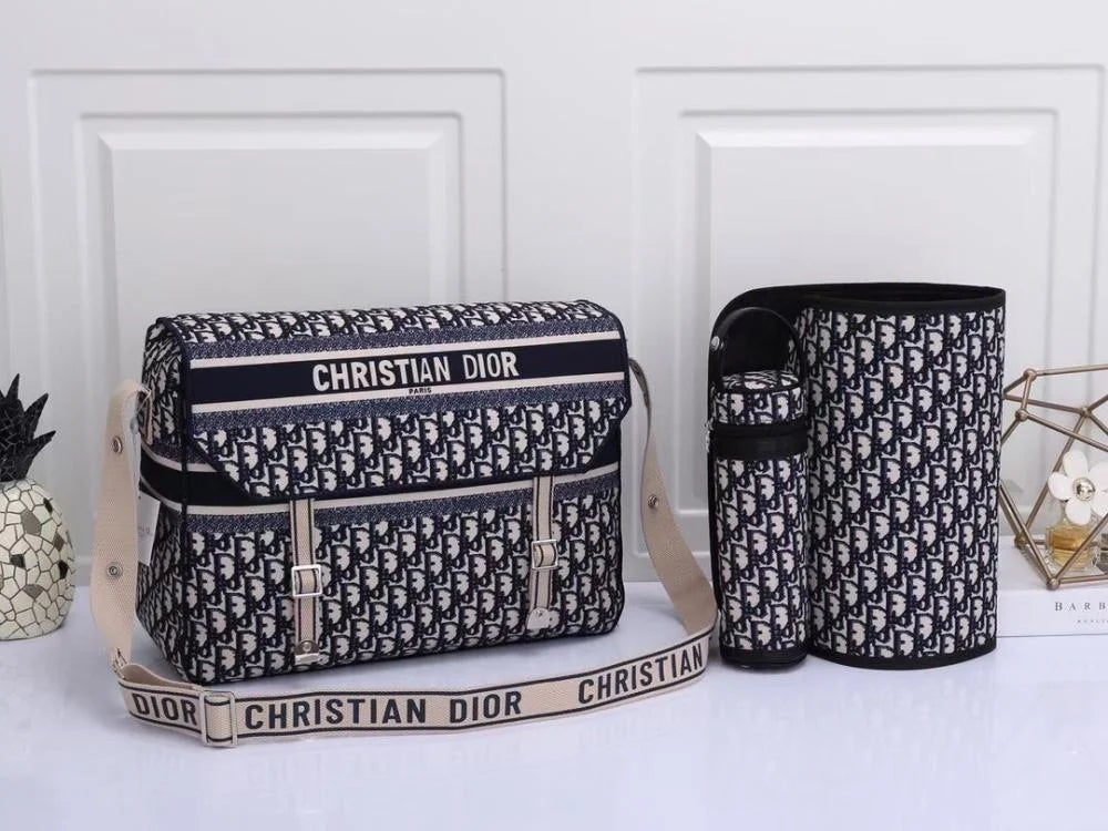 Christian Dior Blue Dior Oblique set