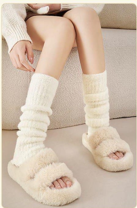 Cosy Fuzzy Leg Warmers