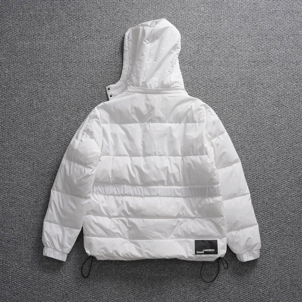 Karl Lagerfeld Jeans Belted Puffer Jacket