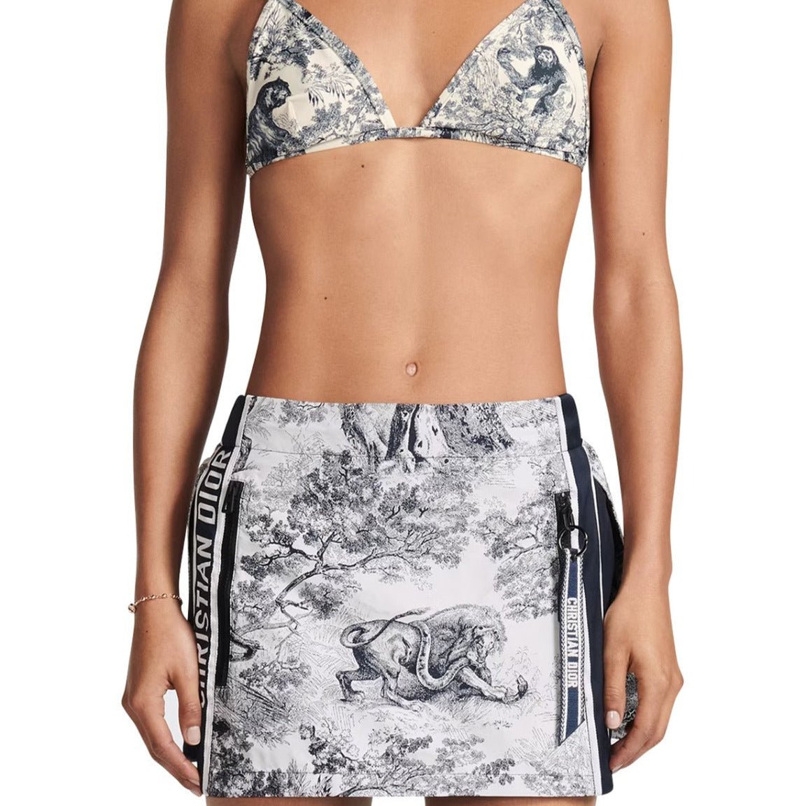 Two-piece swimsuit Dior Beige