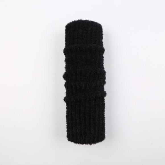 Fuzzy Knit Leg Warmers
