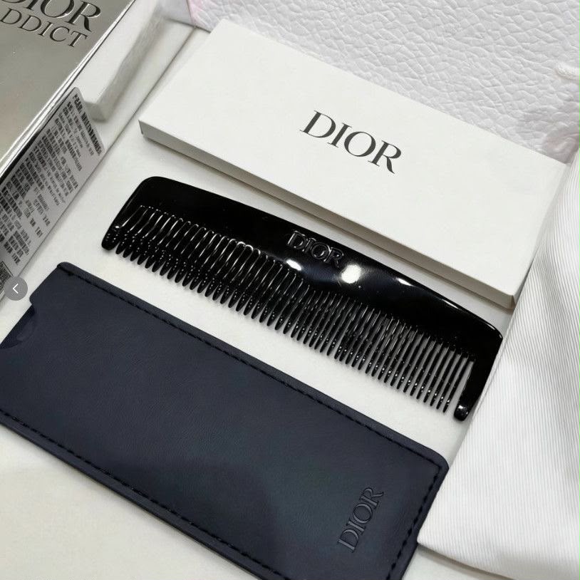 Dior Hair Comb with a Leather Case