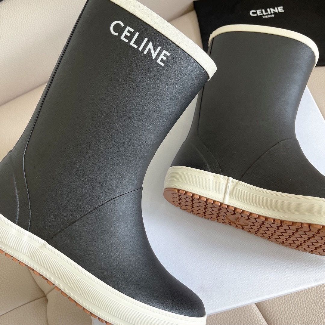 Celine Flat Half Boot