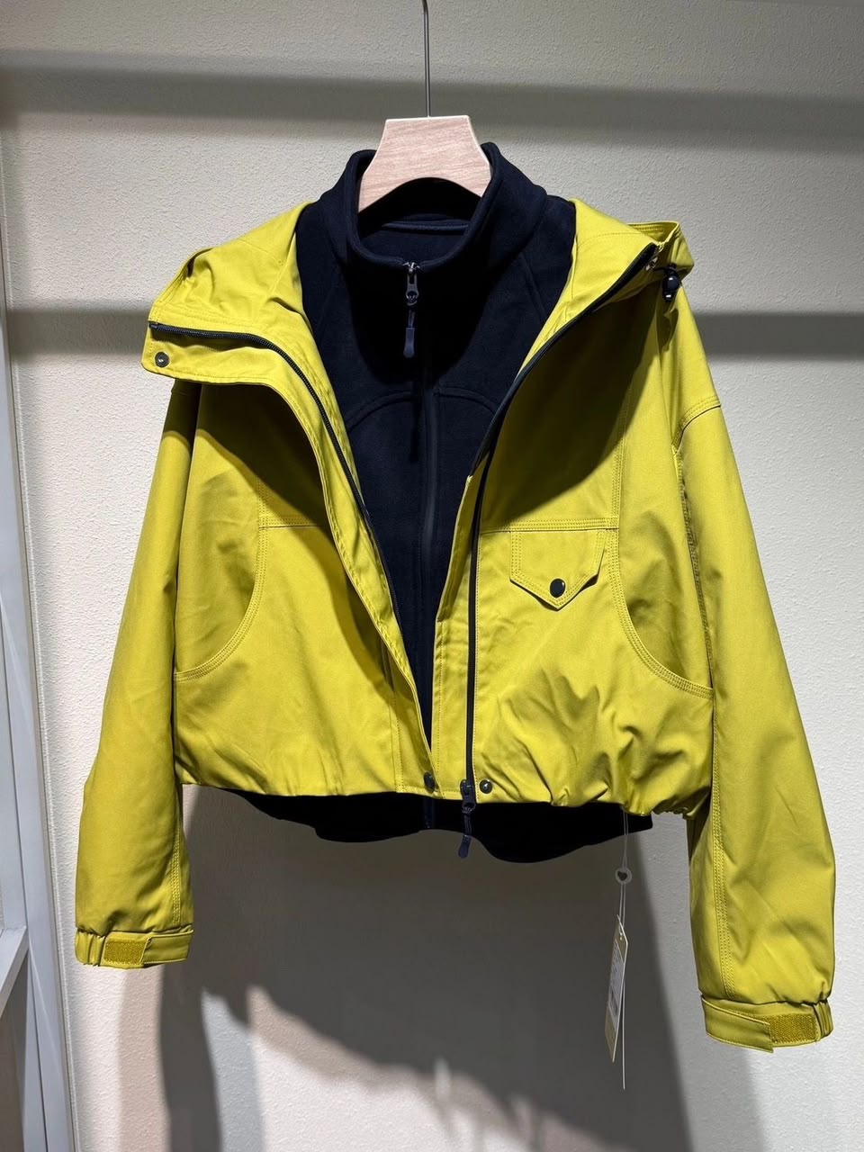 Zara Short Hooded Windbreaker Jacket