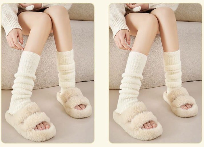Cosy Fuzzy Leg Warmers