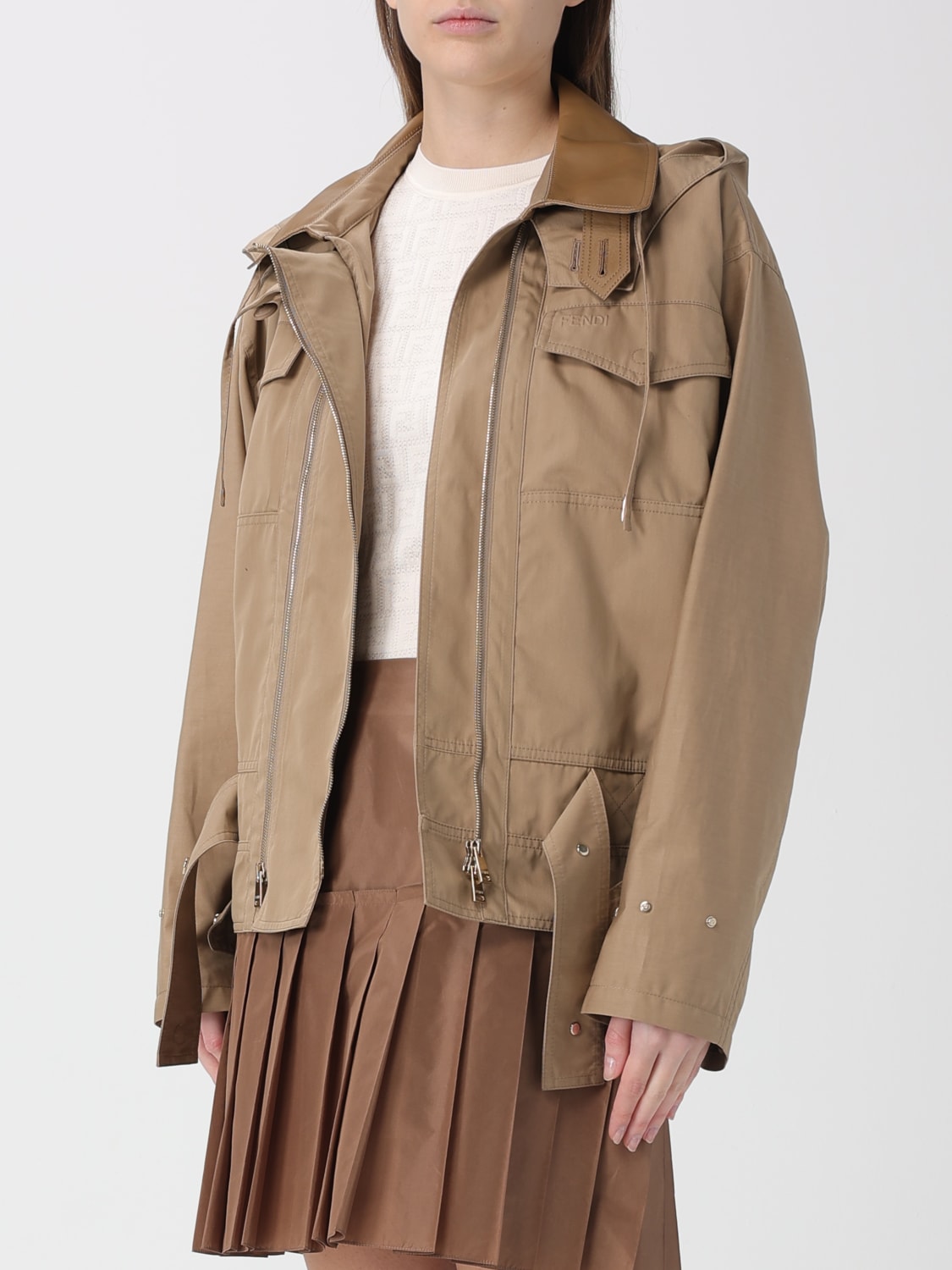 Fendi Cotton-Blend Jacket