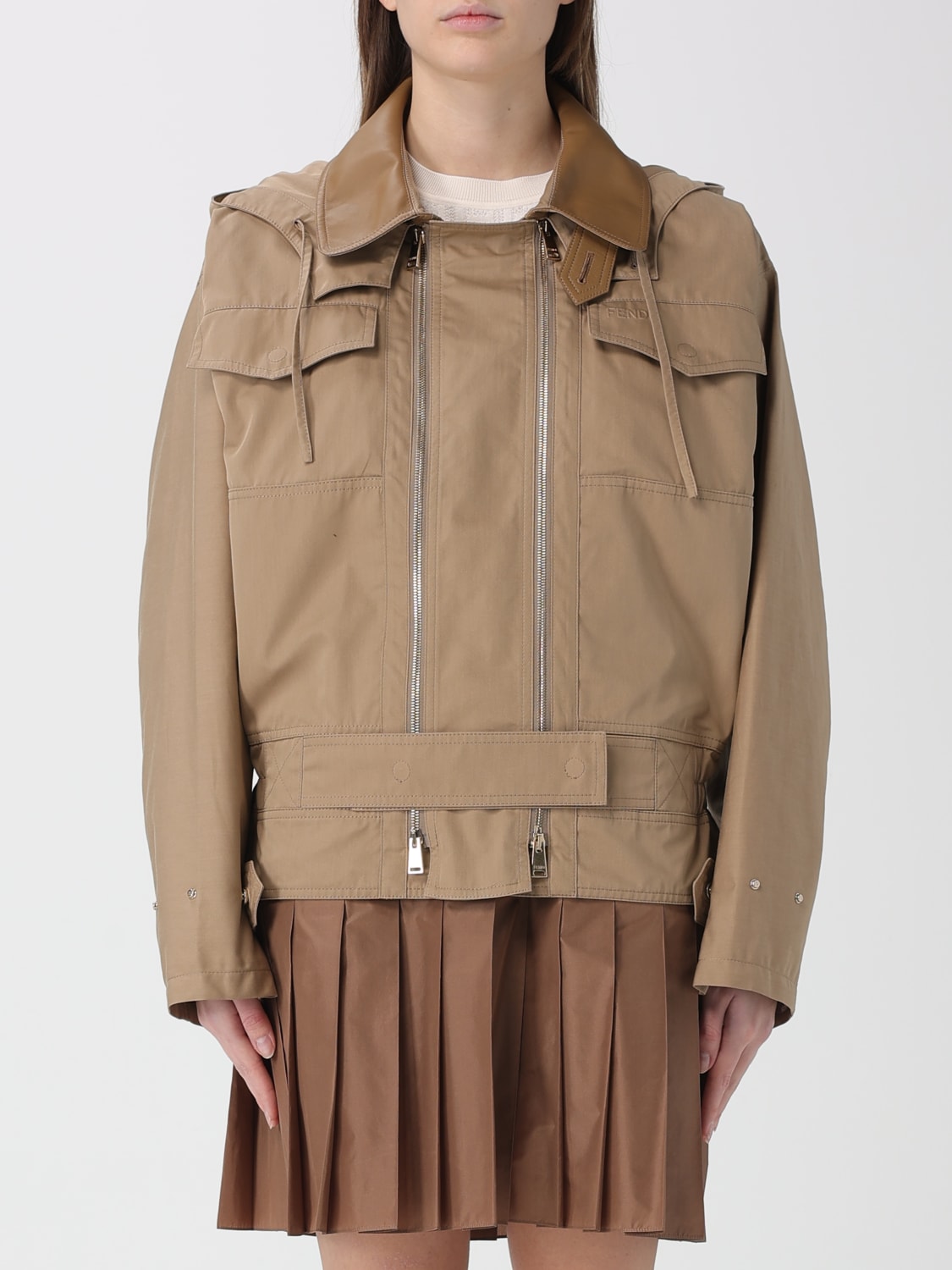 Fendi Cotton-Blend Jacket