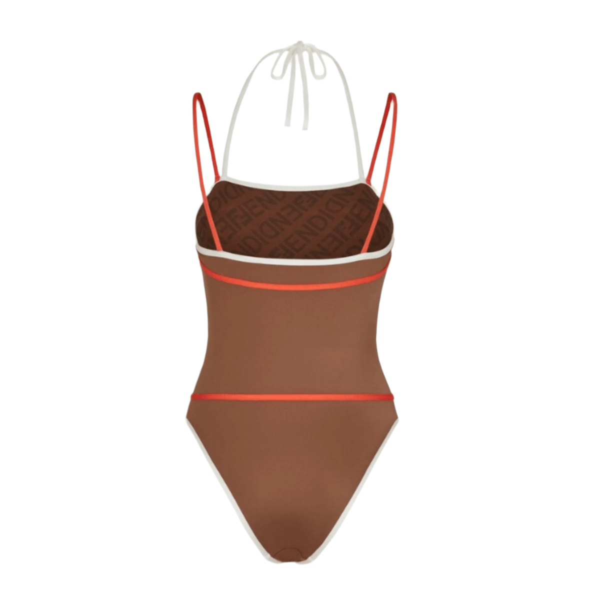 Fendi One-Piece Swimsuit , Brown