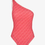 Fendi Printed One-Shoulder Reversible Swimsuit