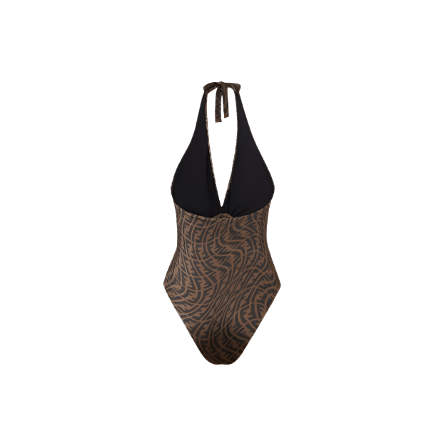 Fendi x Sarah Coleman SS21 One-Piece Swimsuits Women's Brown